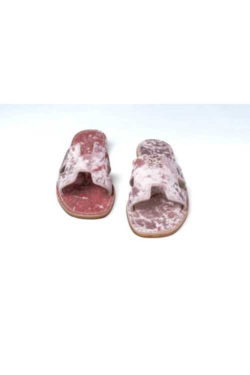 Chausson rose Milly
