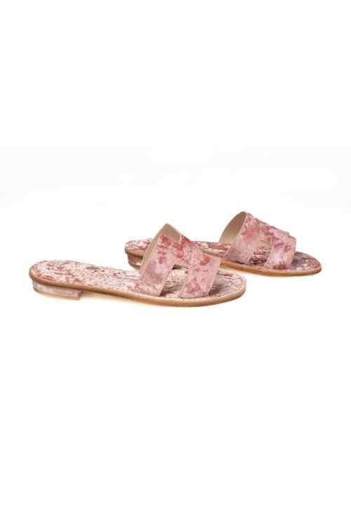 Chausson rose Milly