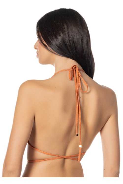 Top Masaya Lurex Naranja