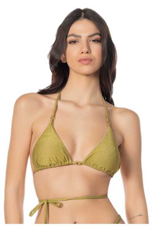 Masaya Lurex Acid Green Top