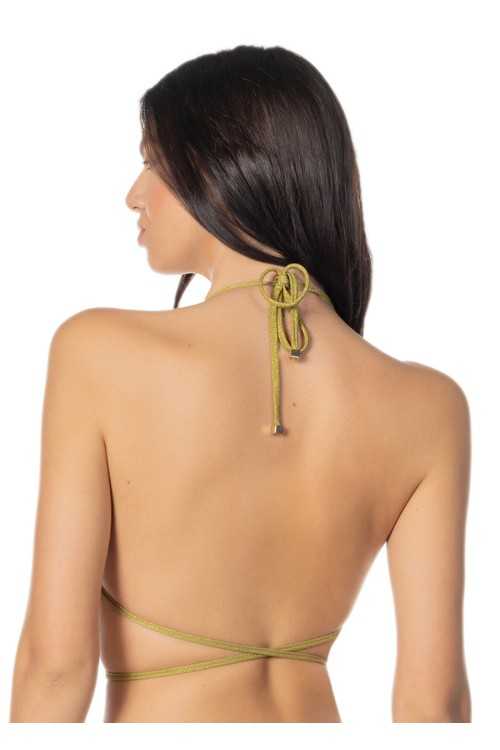 Masaya Lurex Acid Green Top