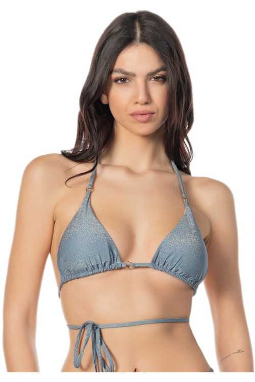 Masaya Lurex Top Light Blue