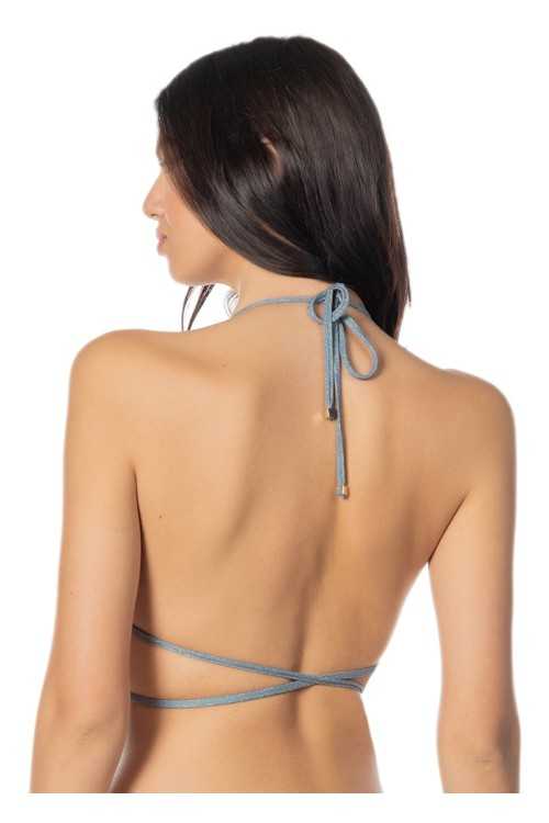 Masaya Lurex Top Light Blue