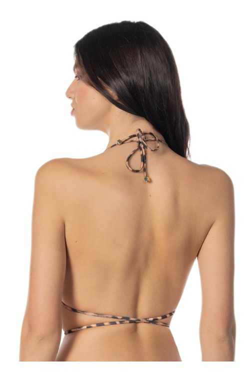 Masaya Lycra Tupfen-Top