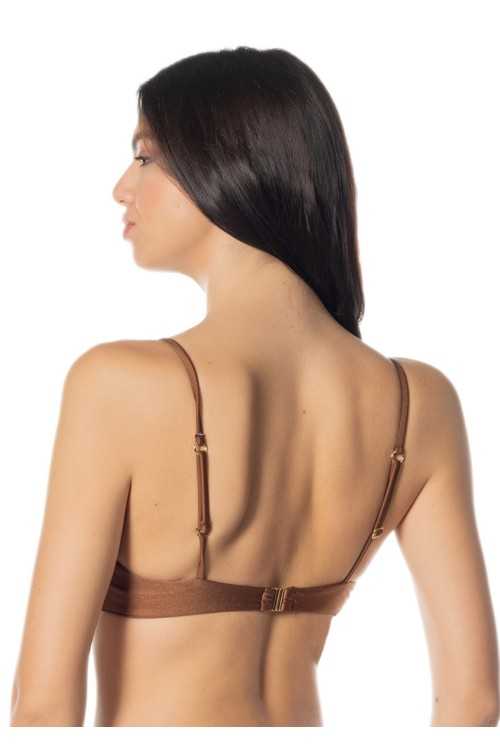 Top Mara Lycra Marrone