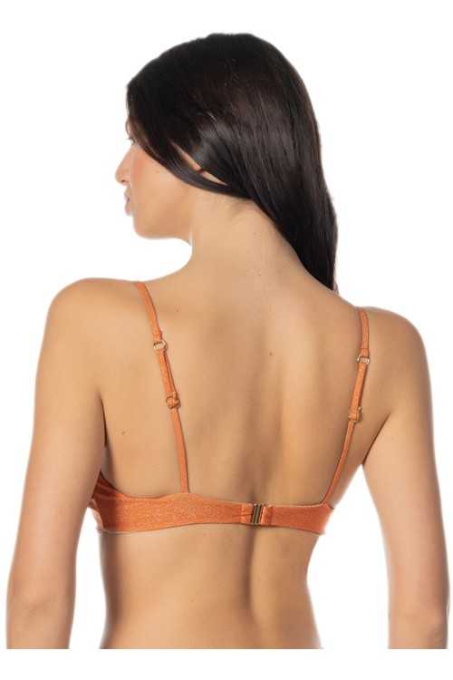 Oberteil Mara Lurex Orange