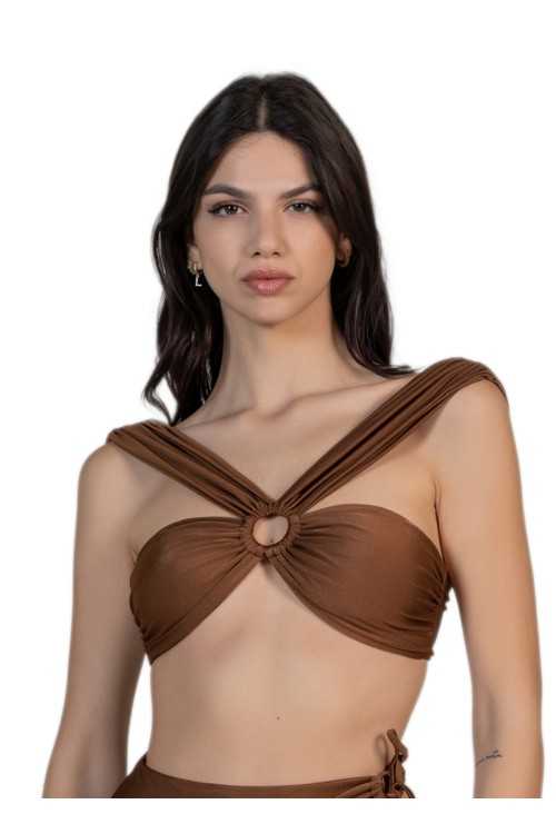 Patricia Marrone Top|Top|ILOVEBIKINI Beachwear Patricia Marrone Top|Top|ILOVEBIKINI Beachwear