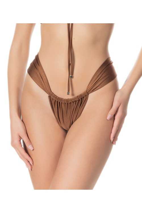 Braguitas Mara Lycra Marrón