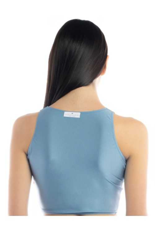 Top Charlotte Azzurro