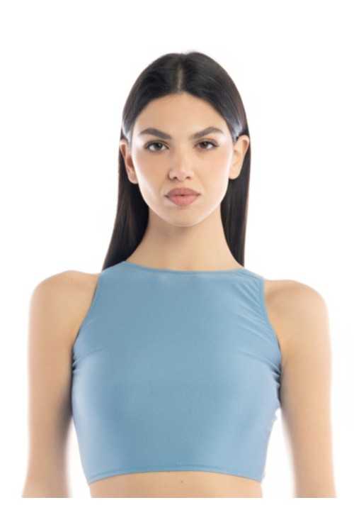 Top Charlotte Azzurro