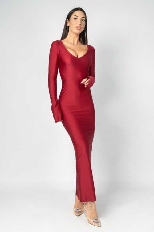 Vestido Giulia Burdeos