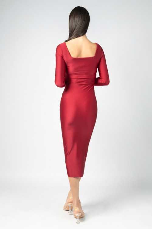 Vestido Loren Burdeos