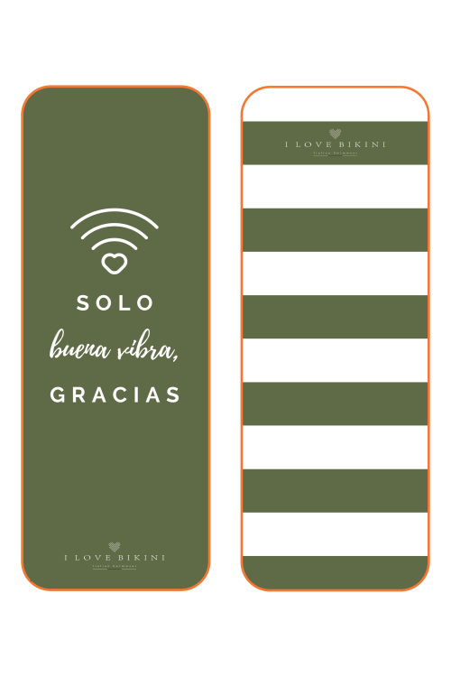 Telo Mare Verde Militare|TELI MARE|ILOVEBIKINI Beachwear