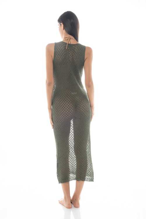 Mykonos Military Green Dress 2