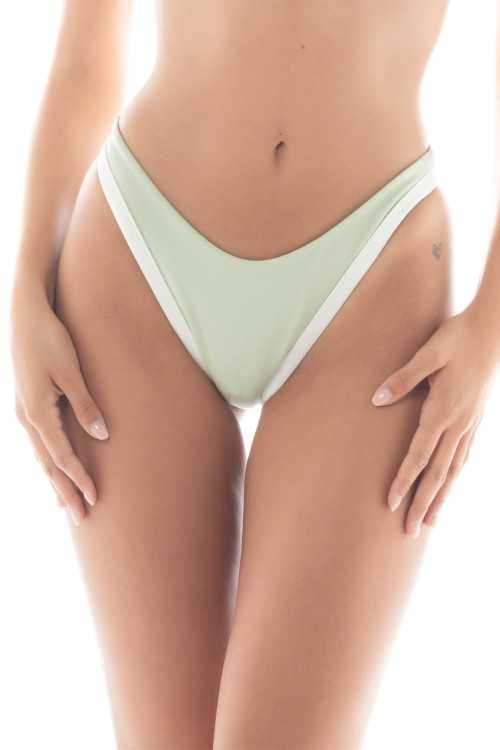 Slip Isabel Apple Green/Ivory
