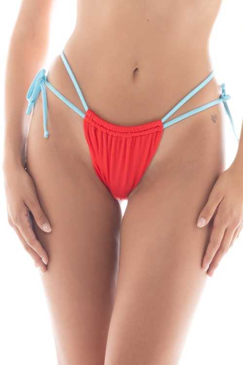 Slip Sofia Rouge/Bleu