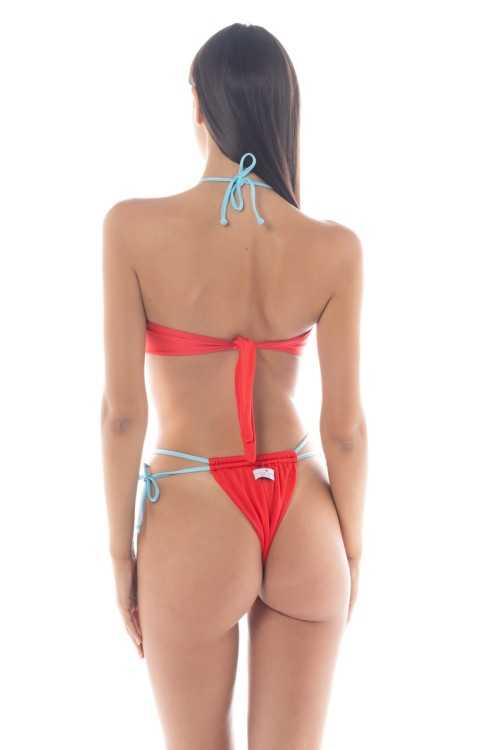 Slip Sofia Rouge/Bleu