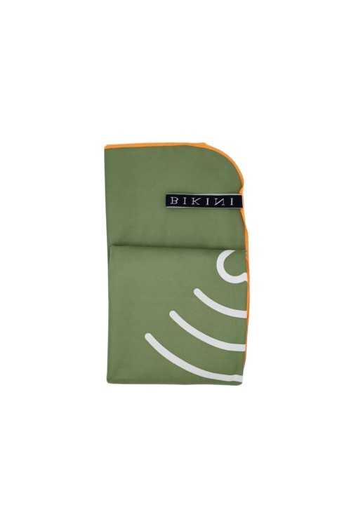 Serviette de plage vert militaire