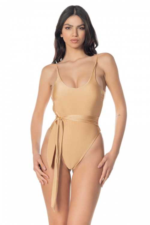 Oro Maya|Traje de baño de una pieza|ILOVEBIKINI Beachwear